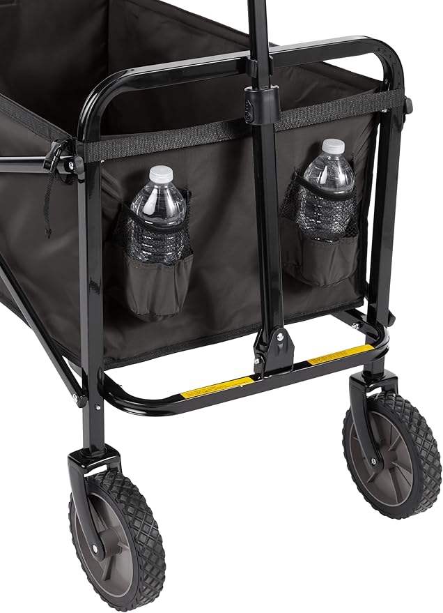 Collapsible Wagon Cart - 380LBS Utility Wagon, Camping, Garden, Shopping, Transport